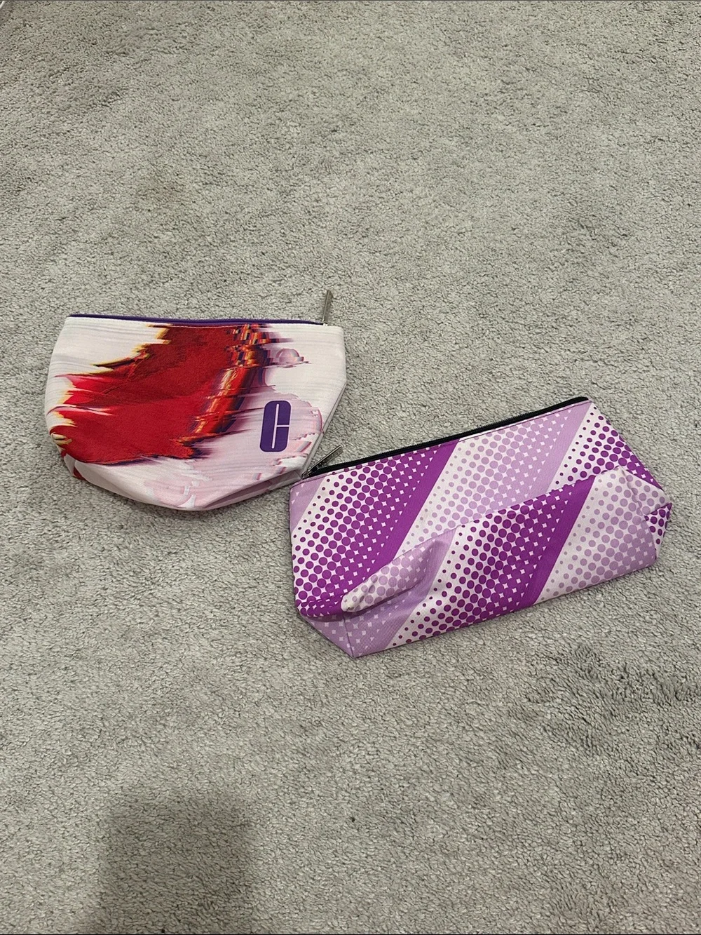Clinique Pink, Red & Purple Cosmetic Pouch Duo